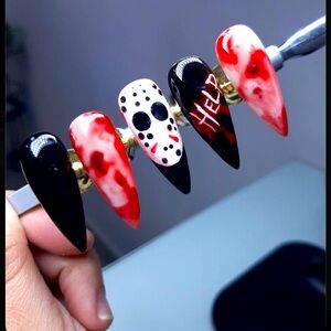Halloween press on nails